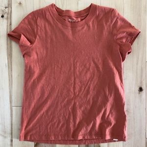 Madewell Northside Vintage Tee Afterglow Red XS